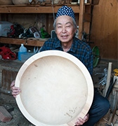 和山地区 木鉢作り 山田和幸さん